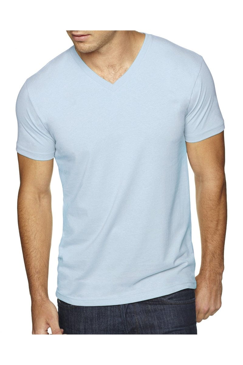 Next Level T-Shirts XS / Light Blue Next Level 6440: Men's Sueded V- Neck T-Shirt
