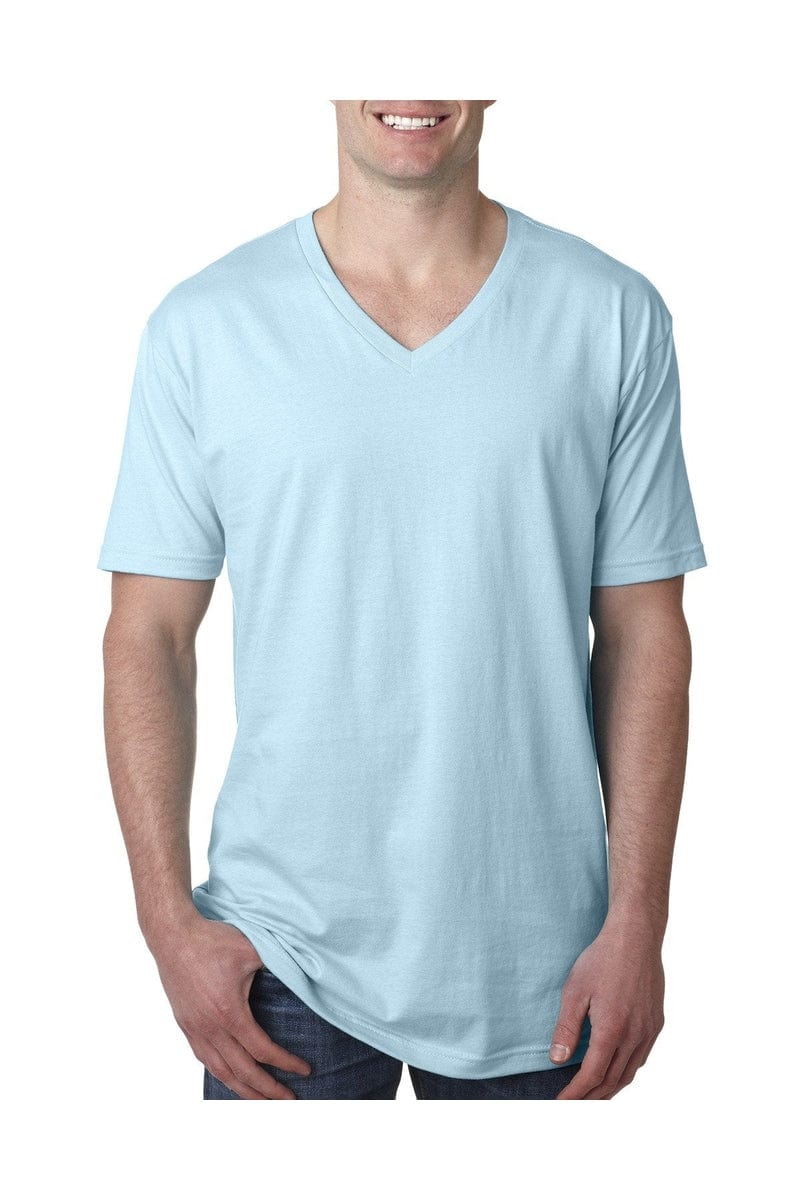 Next Level T-Shirts XS / Light Blue Next Level N3200: Men's Cotton V Neck