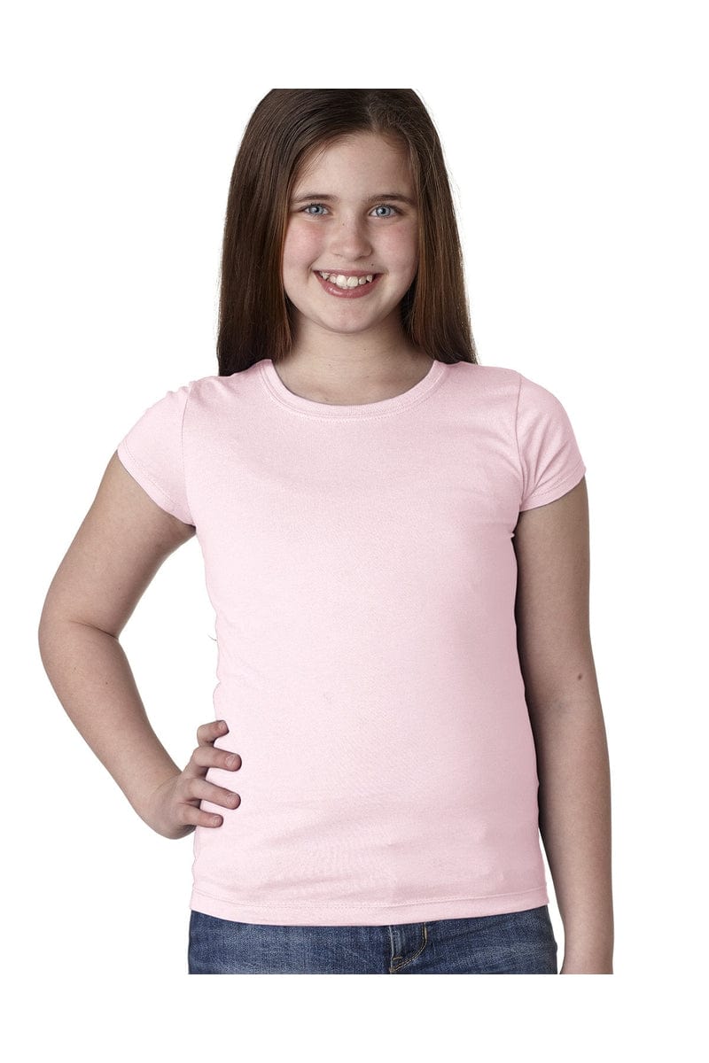 Next Level T-Shirts XS / Light Pink Next Level N3710: Youth Girls’ Princess T-Shirt