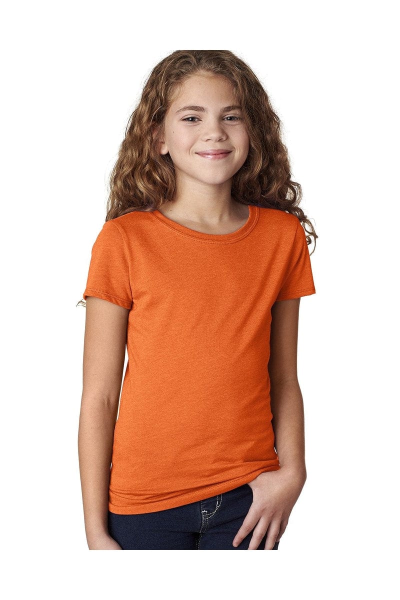 Next Level T-Shirts XS / Orange Next Level 3712: Youth Princess CVC T-Shirt