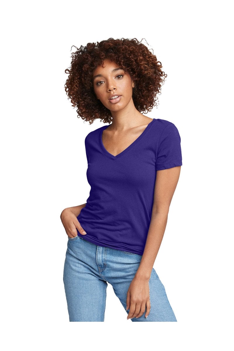 Next Level T-Shirts XS / Purple Rush Next Level N1540: Ladies' Ideal V