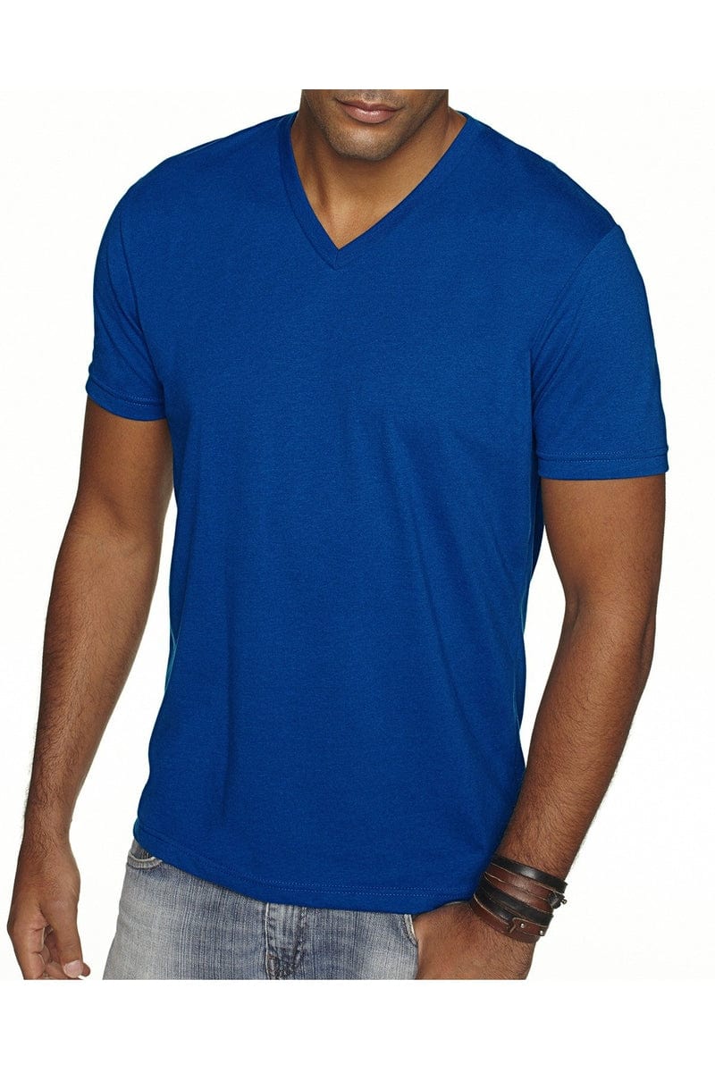 Next Level 6440: Men's Sueded V- Neck T-Shirt | Bulkthreads