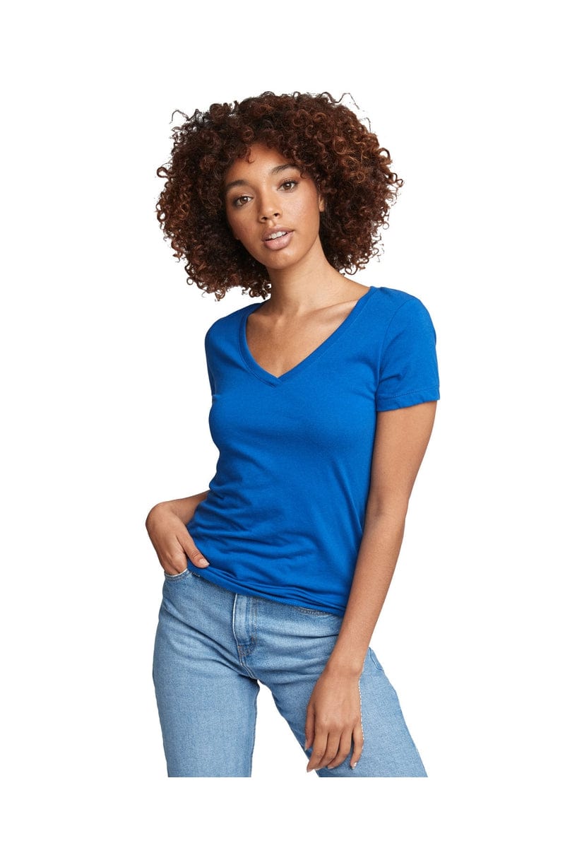 Next Level T-Shirts XS / Royal Next Level N1540: Ladies' Ideal V