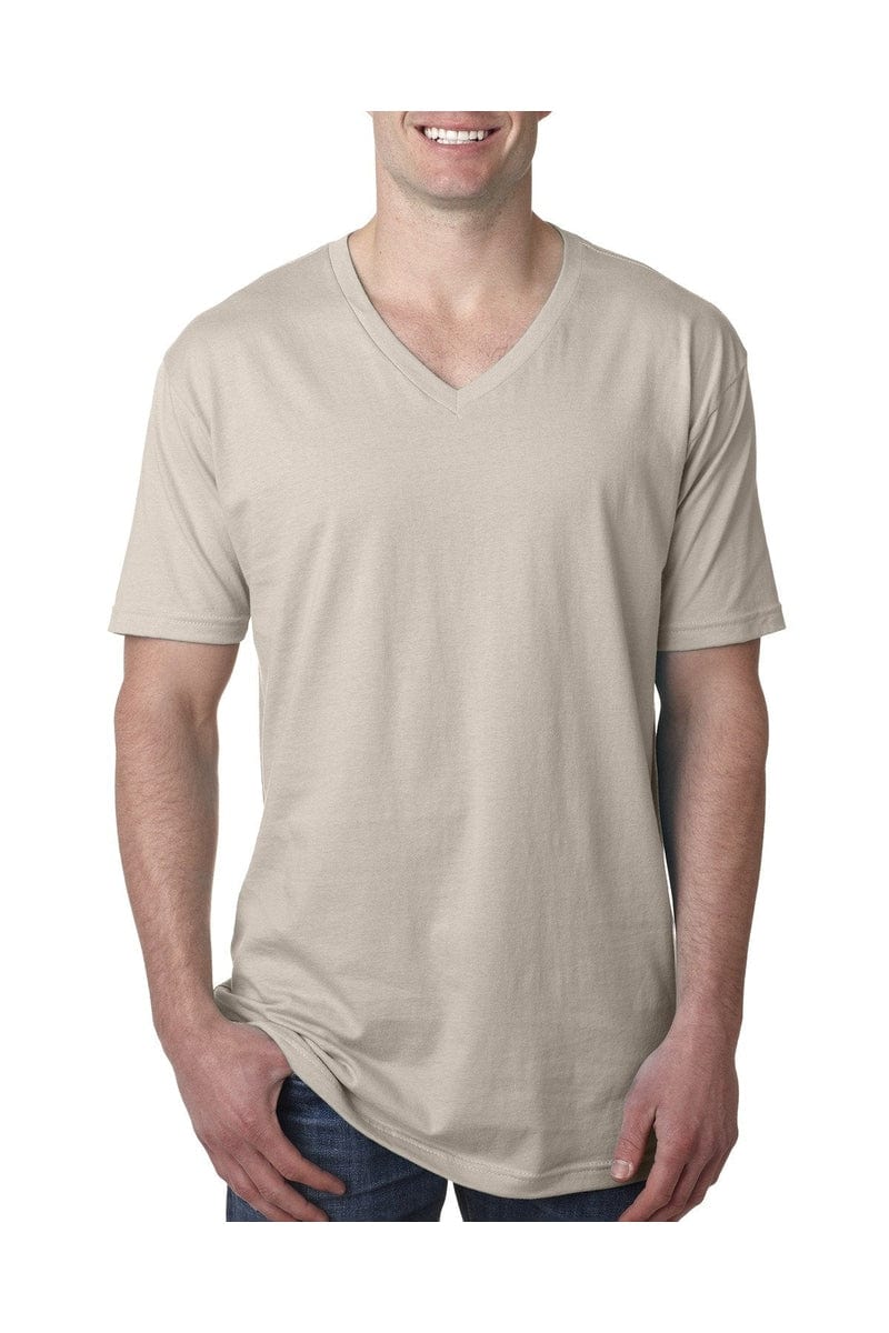 Next Level T-Shirts XS / Sand Next Level N3200: Men's Cotton V Neck