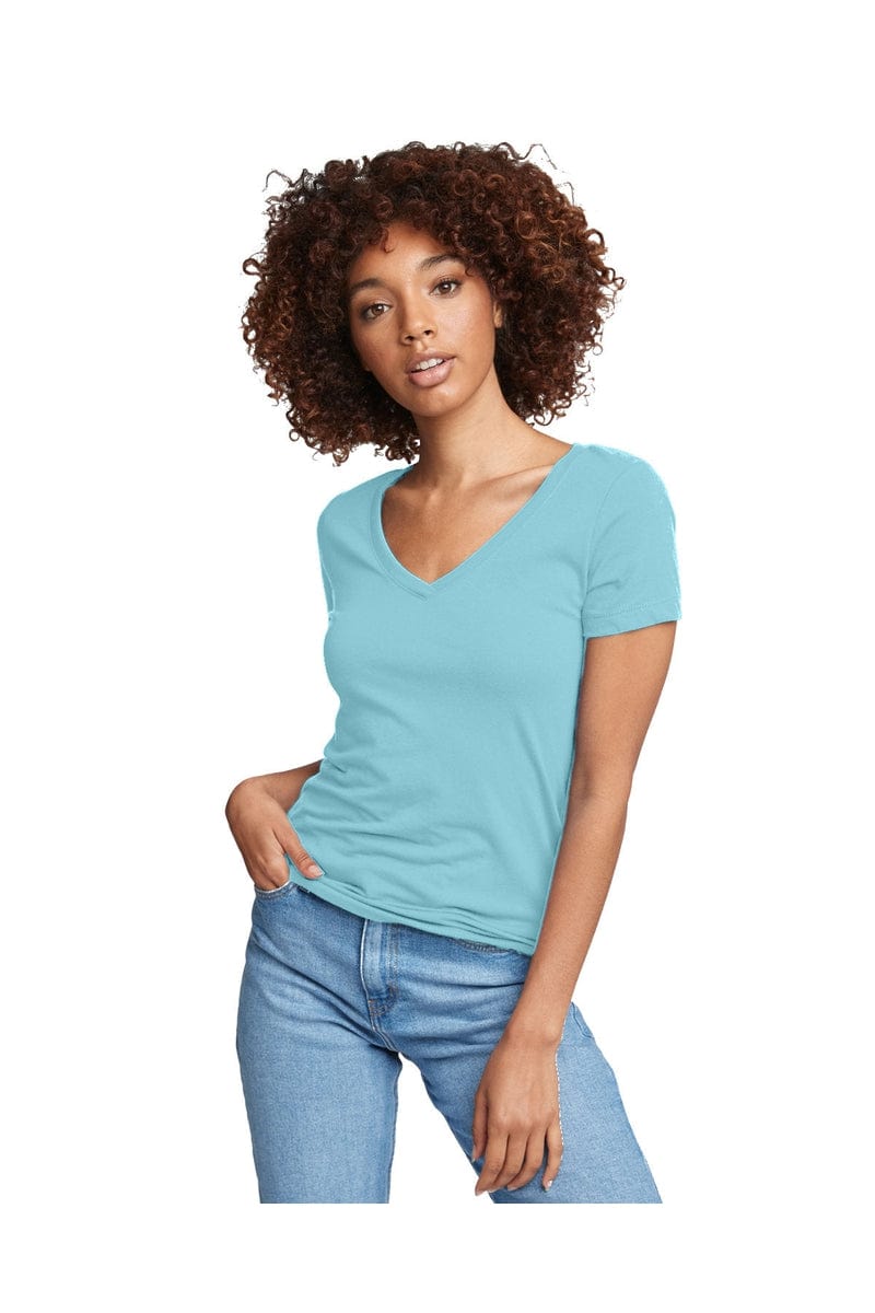 Next Level T-Shirts XS / Tahiti Blue Next Level N1540: Ladies' Ideal V