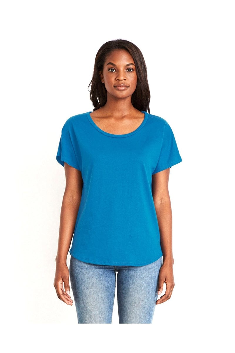 Next Level T-Shirts XS / Turquoise Next Level 1560: Ladies' Ideal Dolman