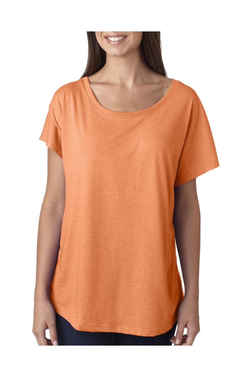 Next Level T-Shirts XS / Vin Light Orang Next Level 6760: Ladies' Triblend Dolman