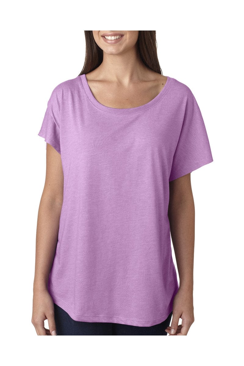 Next Level T-Shirts XS / Vintage Lilac Next Level 6760: Ladies' Triblend Dolman