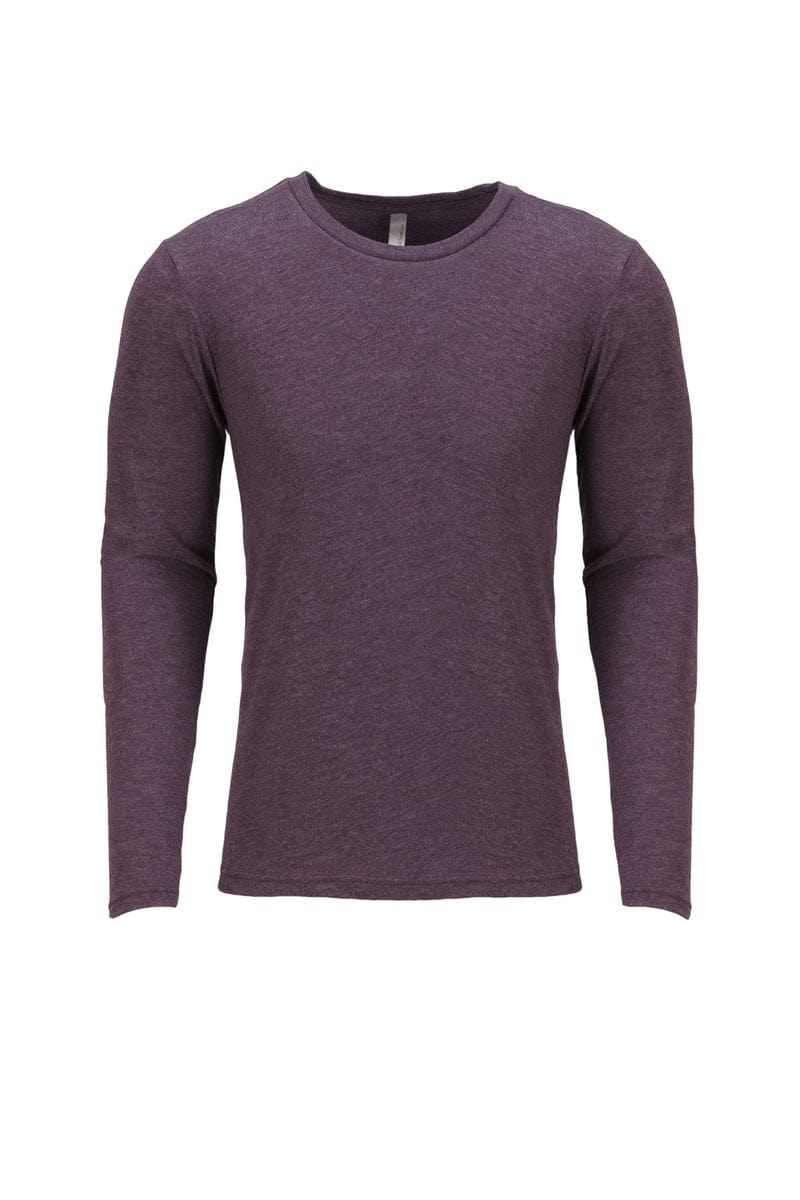 Next Level T-Shirts XS / Vintage Purple Next Level 6071: Men's Triblend Long-Sleeve Crew