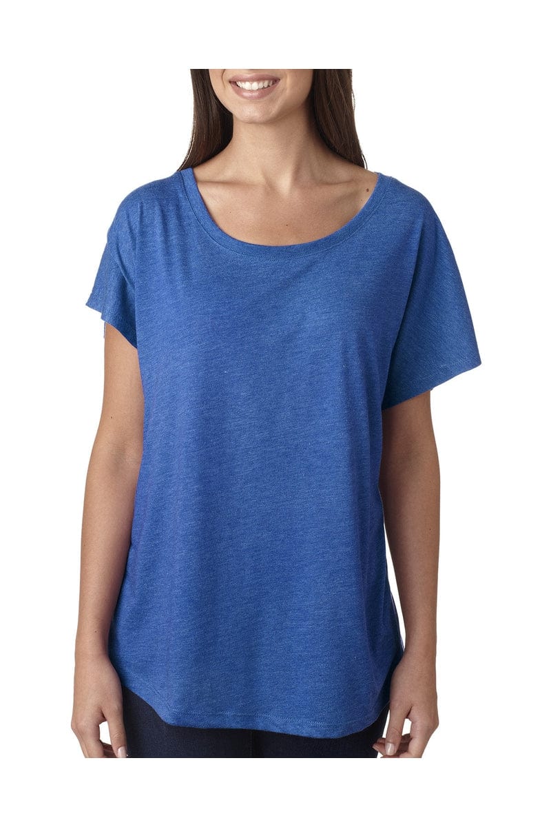 Next Level T-Shirts XS / Vintage Royal Next Level 6760: Ladies' Triblend Dolman
