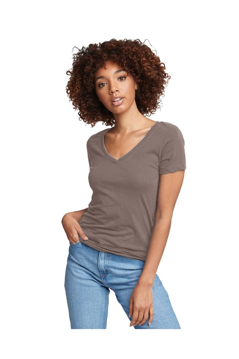 Next Level T-Shirts XS / Warm Gray Next Level N1540: Ladies' Ideal V