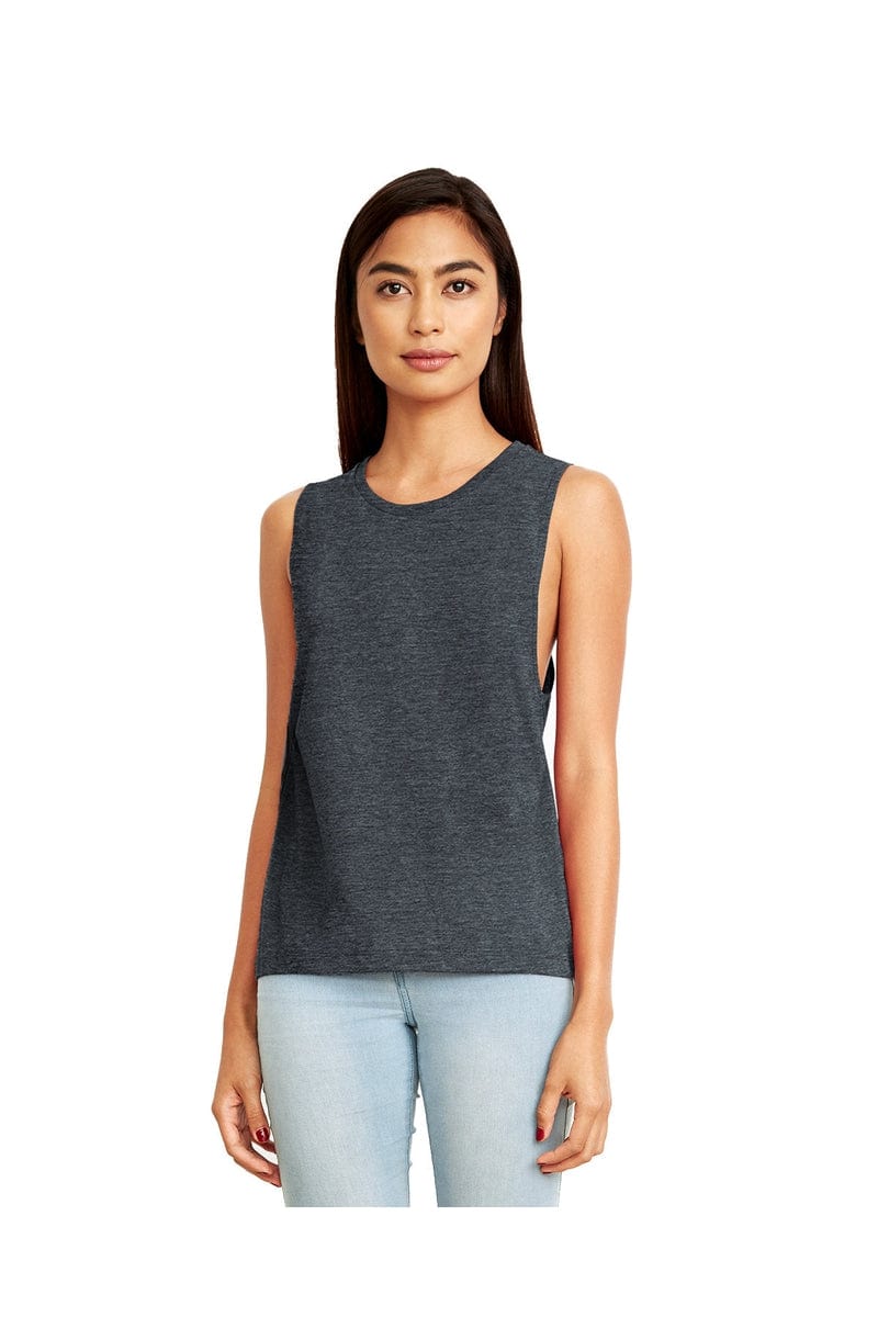 Next Level Tank Tops XS / Antique Denim Next Level N5013: Ladies' Festival Muscle Tank