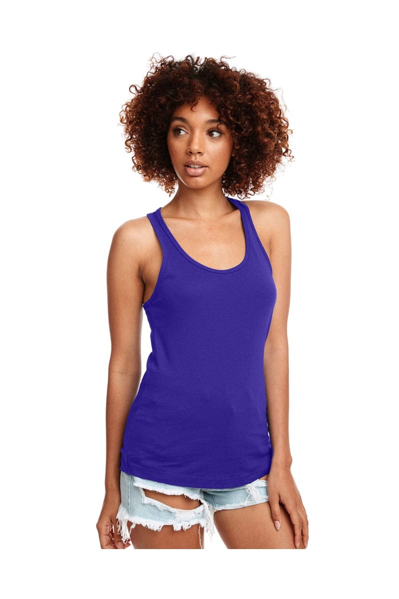 Next Level Tank Tops XS / Purple Rush Next Level N1533: Ladies' Ideal Racerback Tank