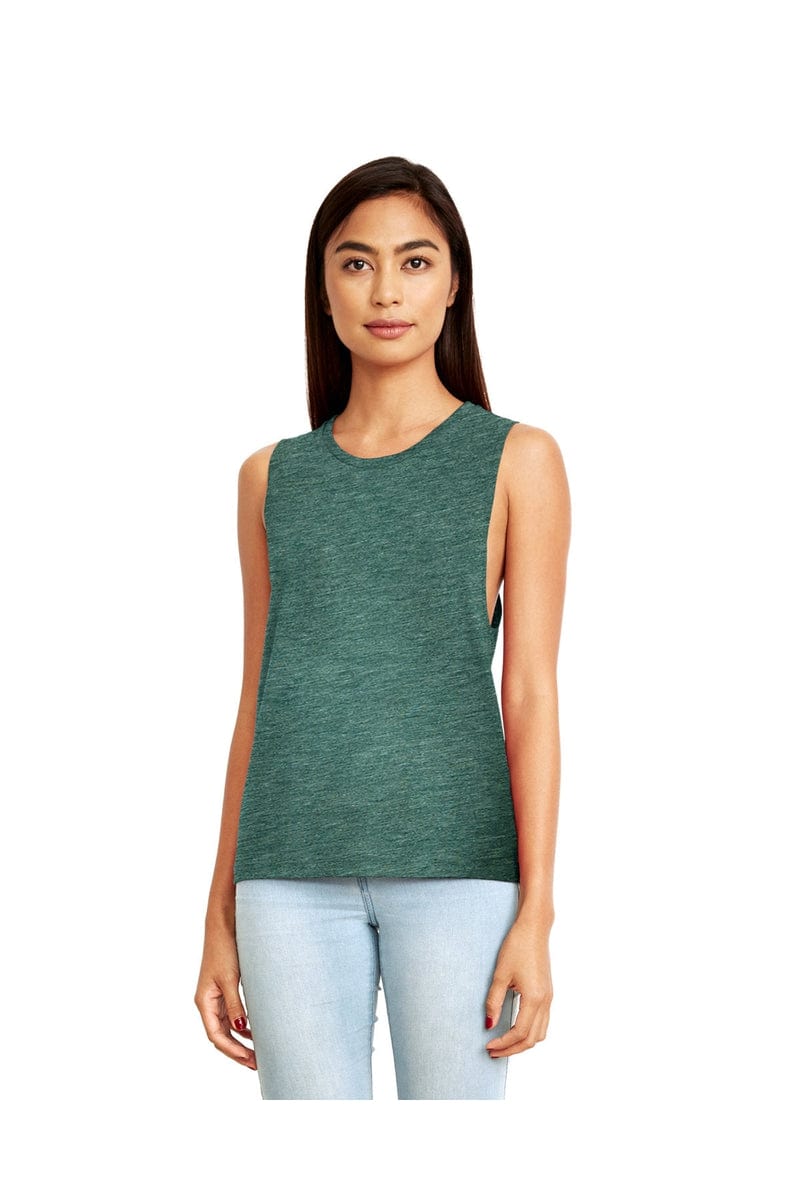 Next Level Tank Tops XS / Royal Pine Next Level N5013: Ladies' Festival Muscle Tank