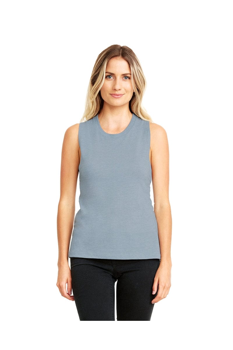 Next Level Tank Tops XS / Stonewash Denim Next Level N5013: Ladies' Festival Muscle Tank