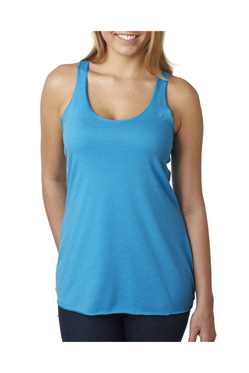 Next Level Tank Tops XS / Vintage Turq Next Level 6733: Ladies' Triblend Racerback Tank