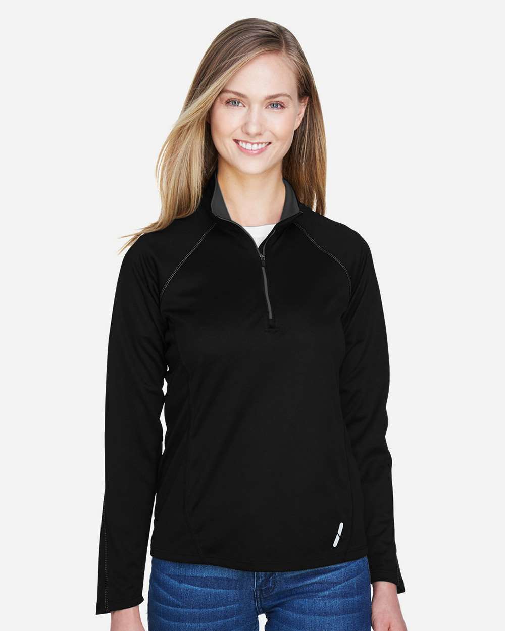 North End Knits & Layering North End 78187 Women's Radar Performance Quarter-Zip Pullover
