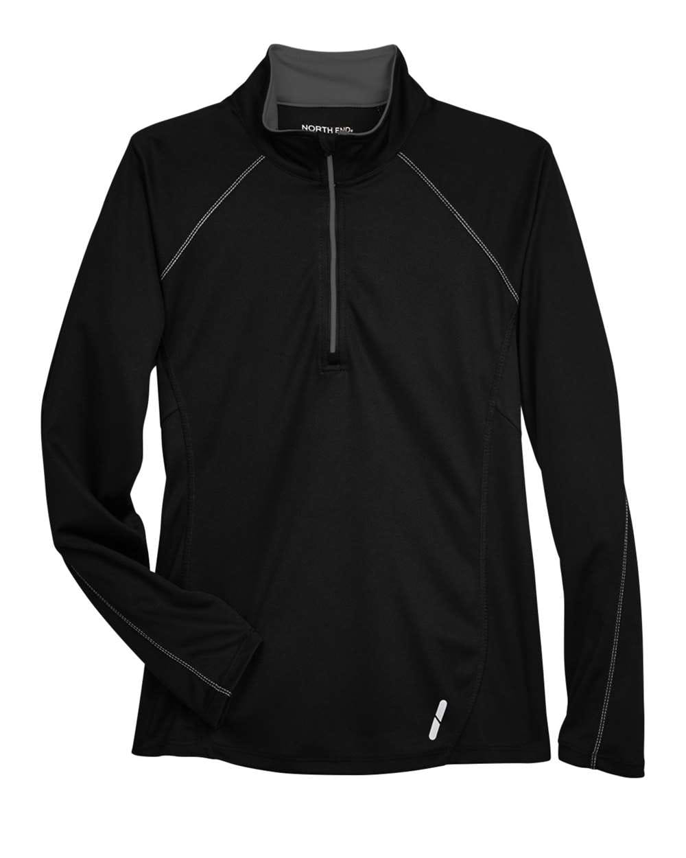 North End Knits & Layering North End 78187 Women's Radar Performance Quarter-Zip Pullover