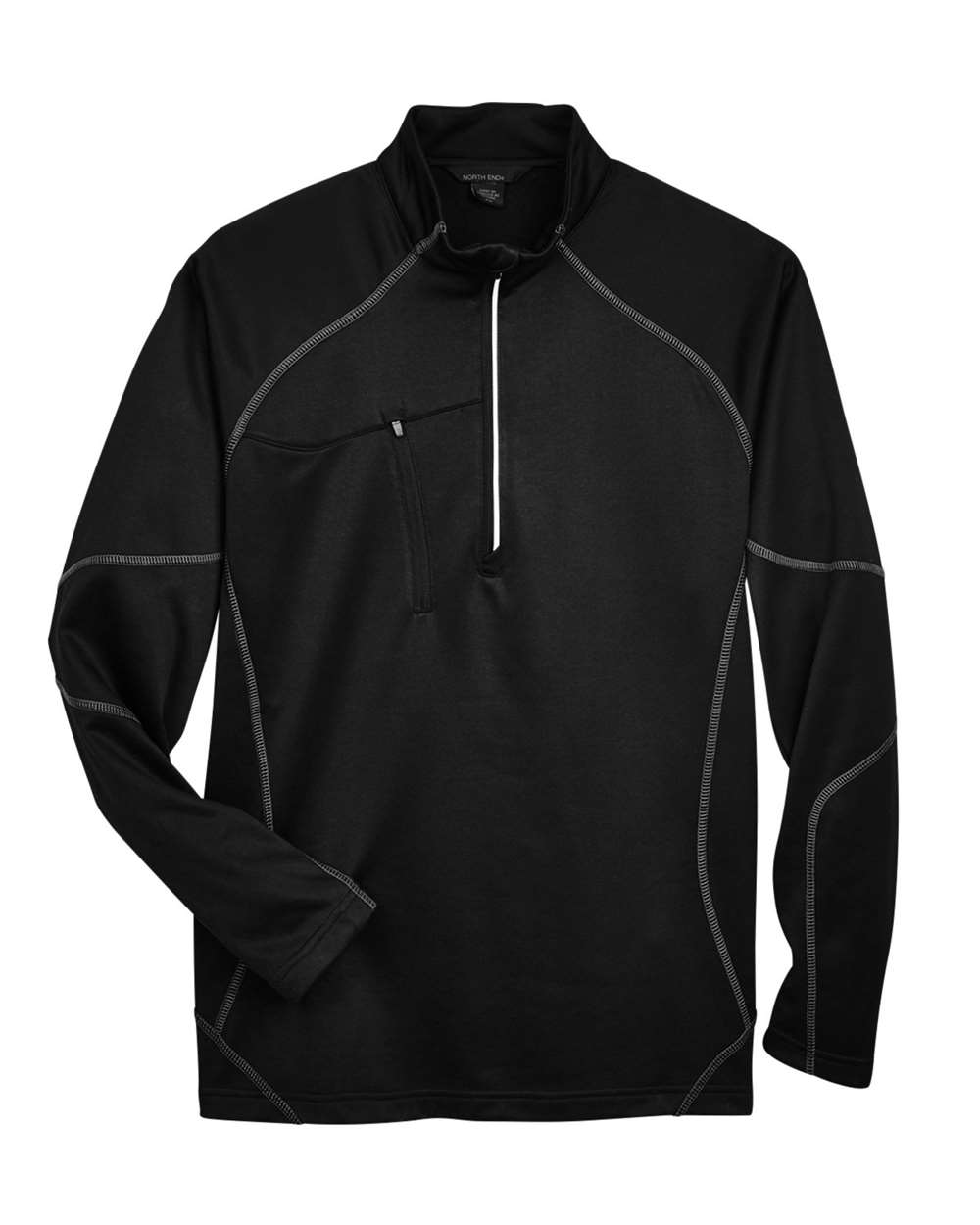 North End Knits & Layering North End 88175 Men's Catalyst Performance Fleece Quarter-Zip Pullover