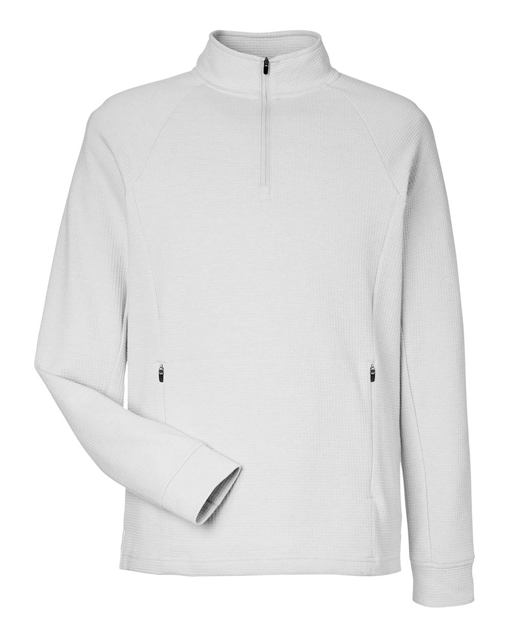 North End Knits & Layering North End NE200 Men's Rhythm Waffle Quarter-Zip Pullover