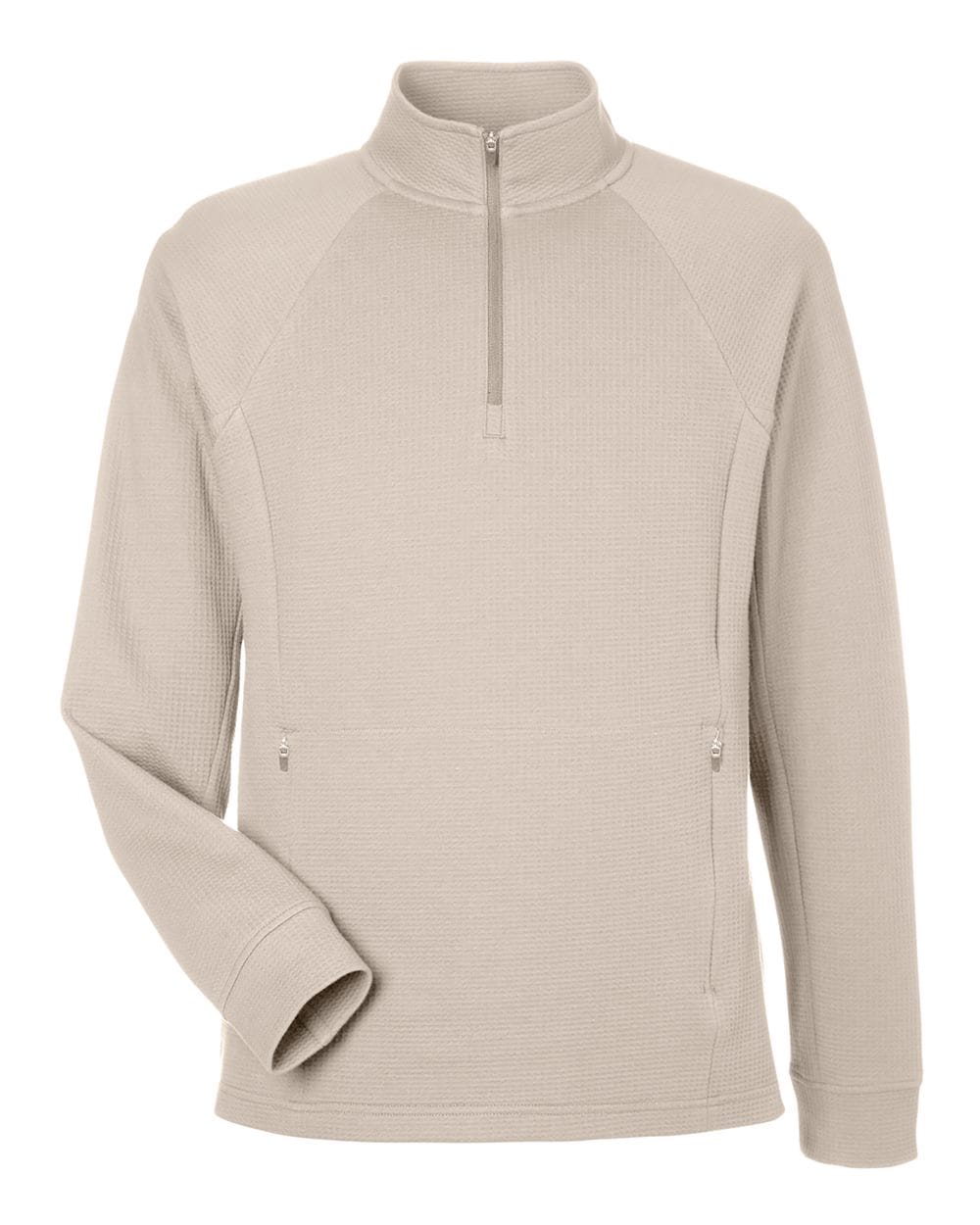 North End Knits & Layering North End NE200 Men's Rhythm Waffle Quarter-Zip Pullover