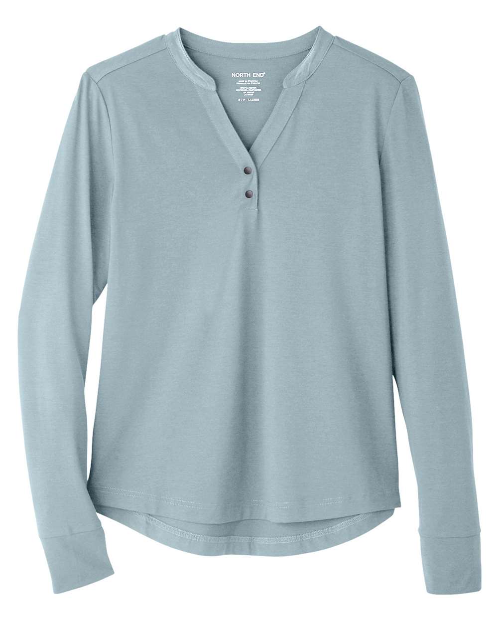 North End Knits & Layering North End NE400W Women's JAQ Stretch Performance V-Neck Snap Pullover