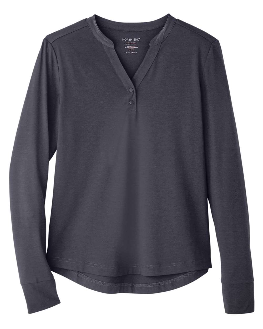 North End Knits & Layering North End NE400W Women's JAQ Stretch Performance V-Neck Snap Pullover