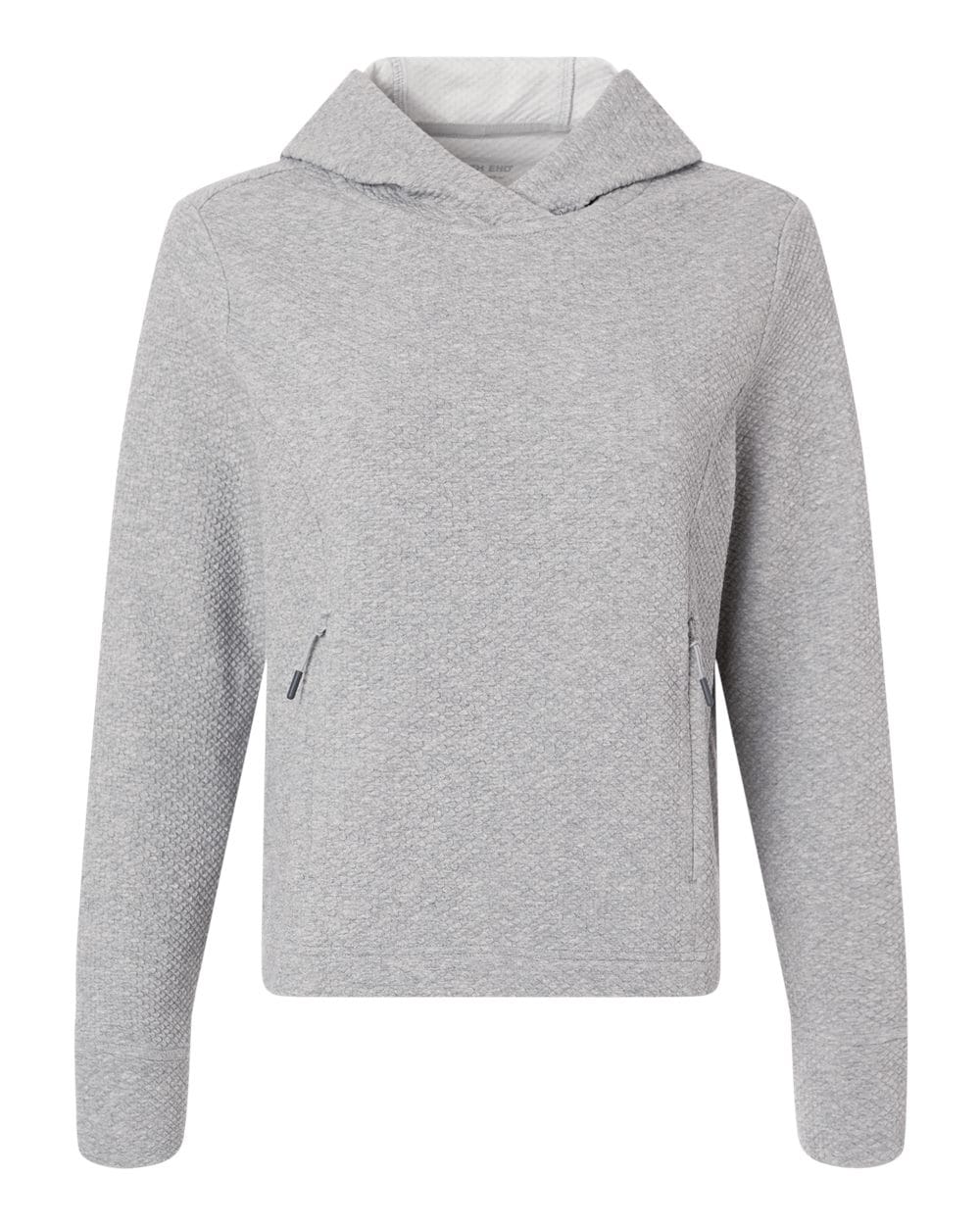 North End NE729W Women's Spirit Textured Hooded Pullover in 
