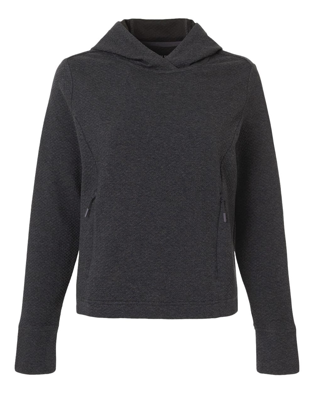 North End NE729W Women's Spirit Textured Hooded Pullover in 