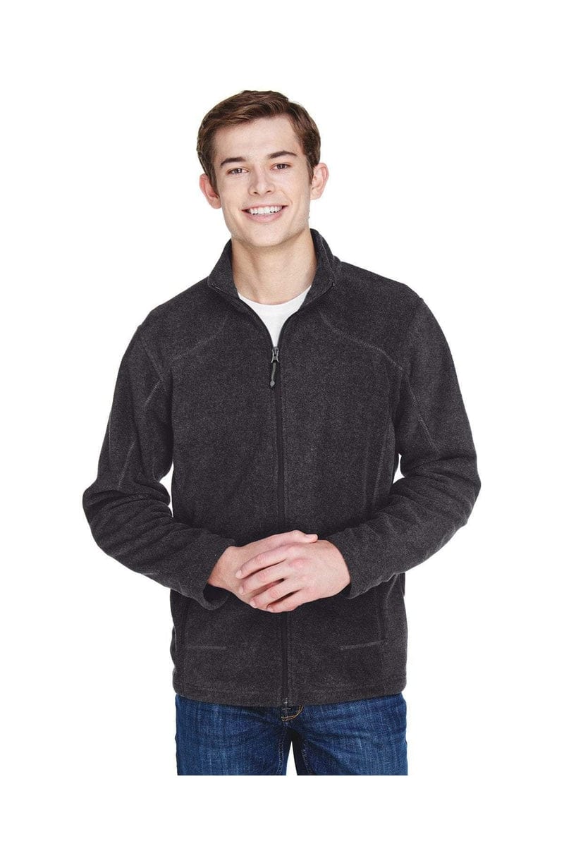 North End Outerwear 5XL / Heather Charcoal North End 88172: Men's Voyage Fleece Jacket