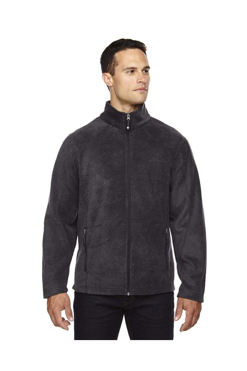 North End Outerwear 5XT / Heather Charcoal North End 88172T: Men's Tall Voyage Fleece Jacket