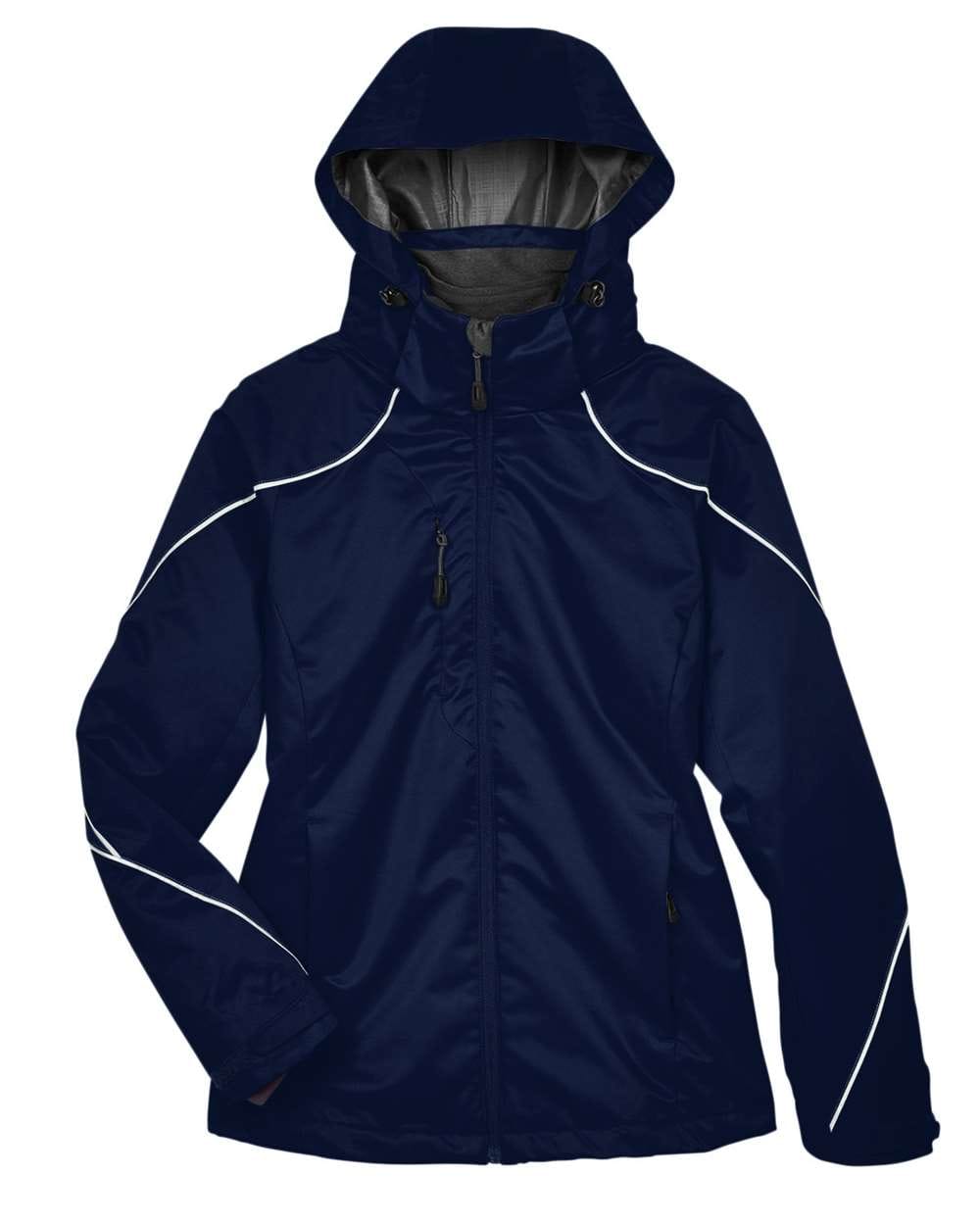 North End Outerwear North End 78196 Women's Angle 3-in-1 Jacket with Bonded Fleece Liner