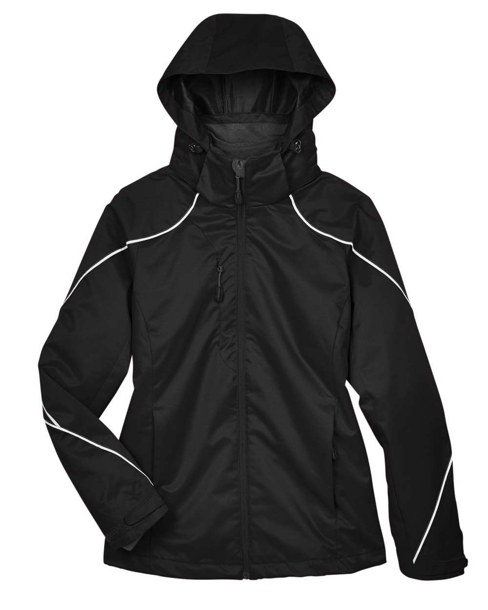 North End Outerwear North End 78196 Women's Angle 3-in-1 Jacket with Bonded Fleece Liner