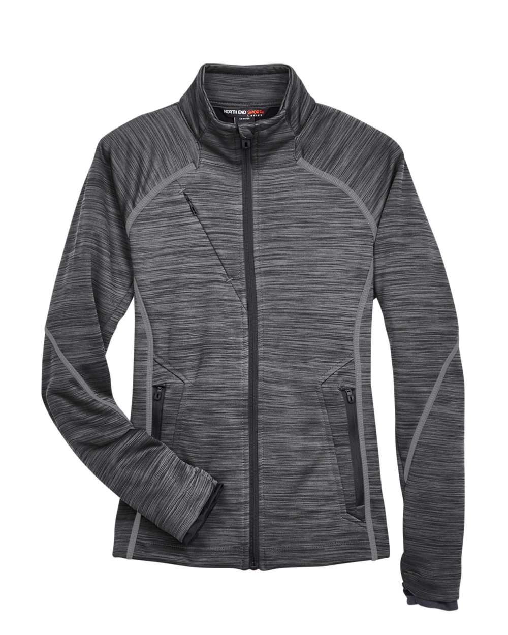 North End Outerwear North End 78697 Women's Flux Mélange Bonded Fleece Jacket