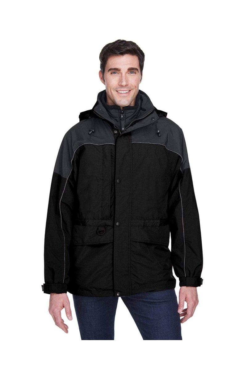 North End Outerwear North End 88006: Adult 3-in-1 Two-Tone Parka