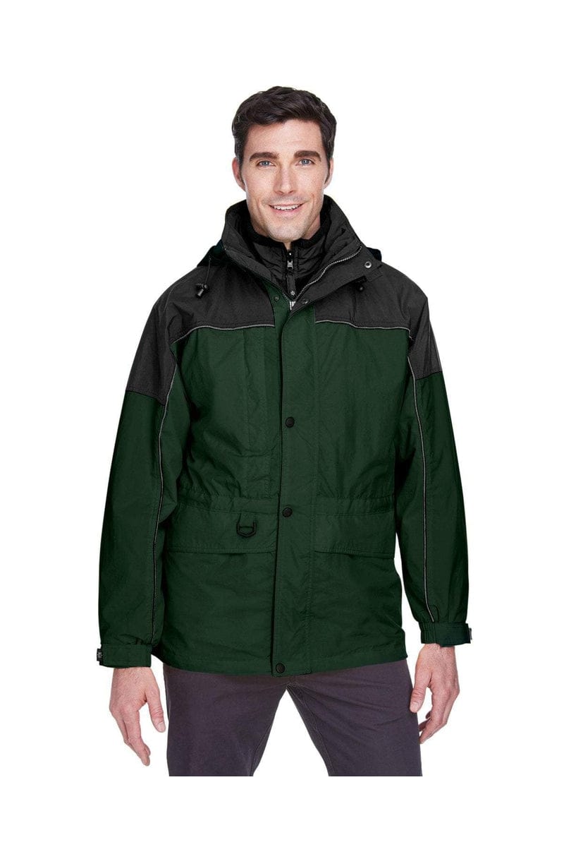 North End Outerwear North End 88006: Adult 3-in-1 Two-Tone Parka