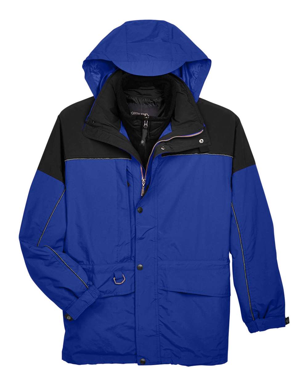 North End Outerwear North End 88006 Men's 3-in-1 Two-Tone Parka