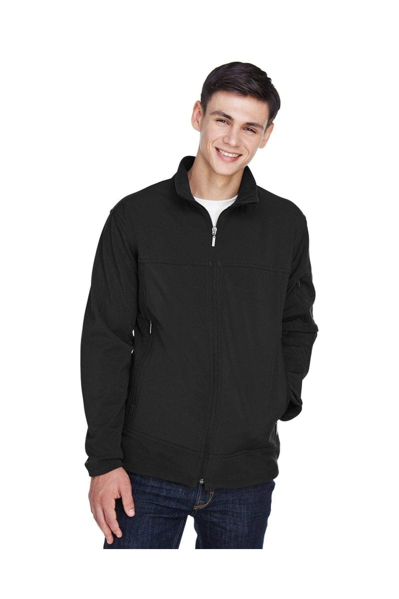 North End Outerwear North End 88099: Men's Three-Layer Fleece Bonded Performance Soft Shell Jacket