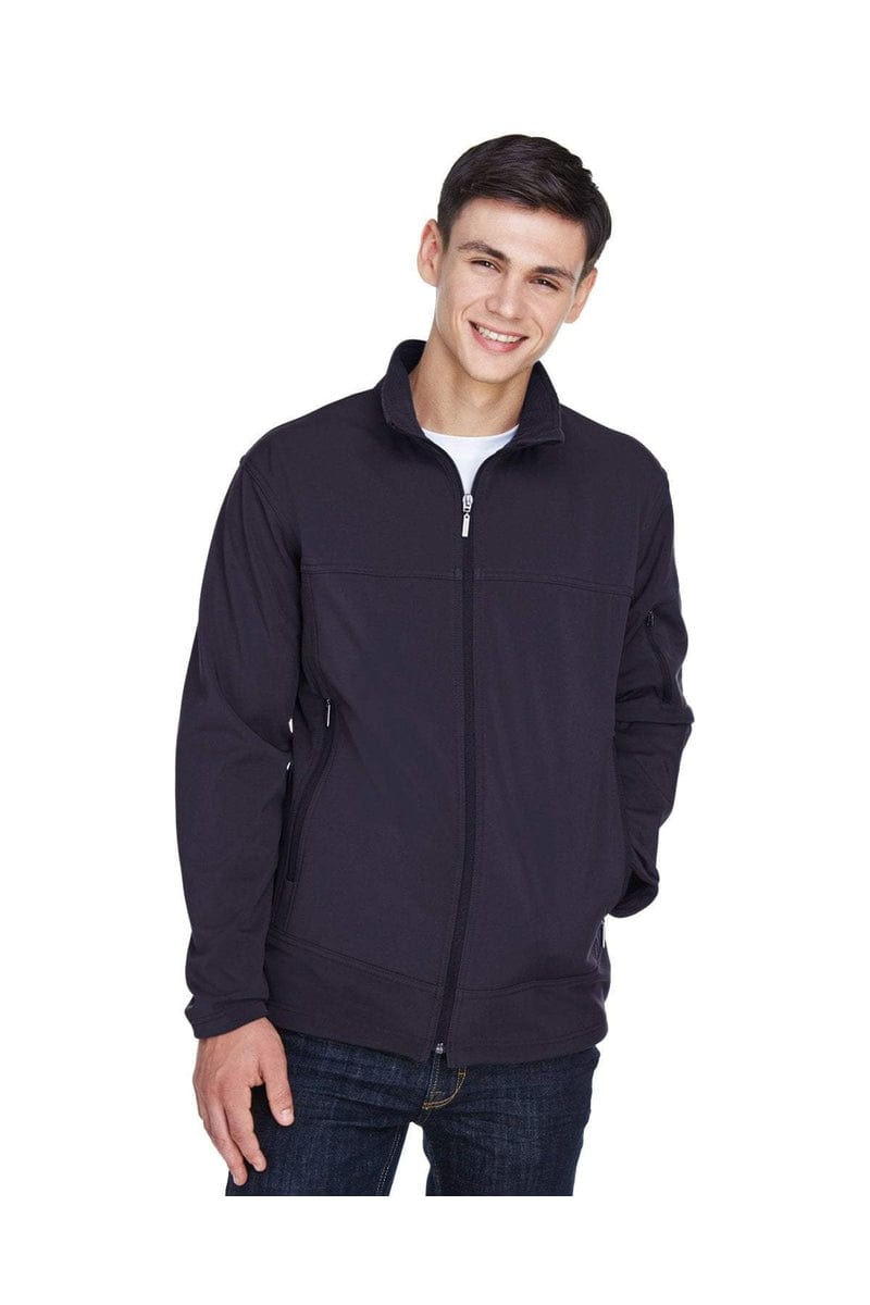 North End Outerwear North End 88099: Men's Three-Layer Fleece Bonded Performance Soft Shell Jacket