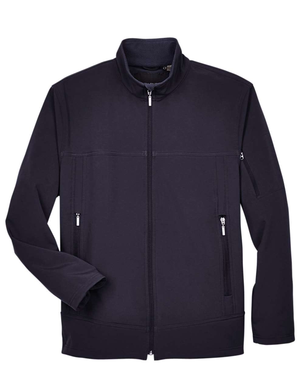 North End Outerwear North End 88099 Men's Three Layer Fleece Performance Soft Shell Jacket