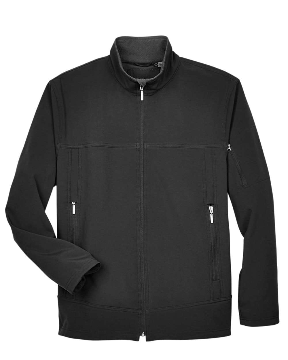 North End Outerwear North End 88099 Men's Three Layer Fleece Performance Soft Shell Jacket