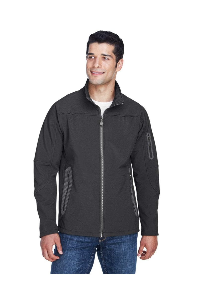 North End Outerwear North End 88138: Men's Three-Layer Fleece Bonded Soft Shell Technical Jacket