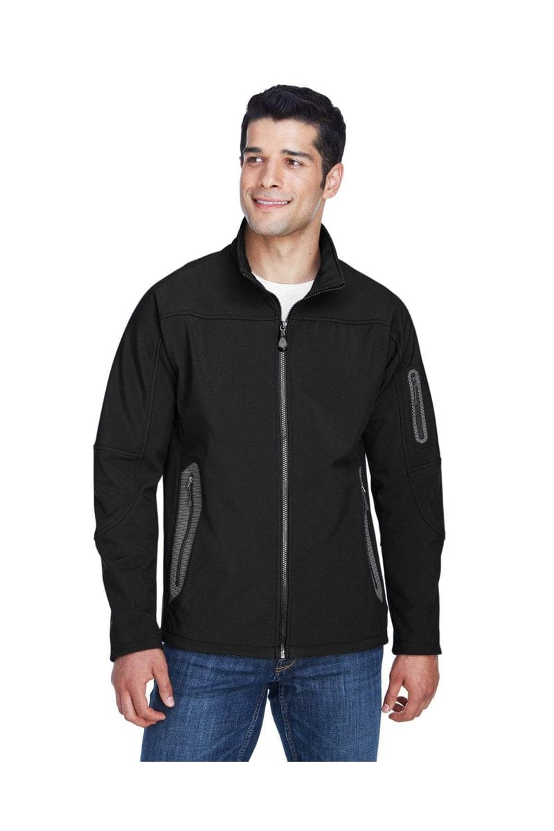 North End Outerwear North End 88138: Men's Three-Layer Fleece Bonded Soft Shell Technical Jacket