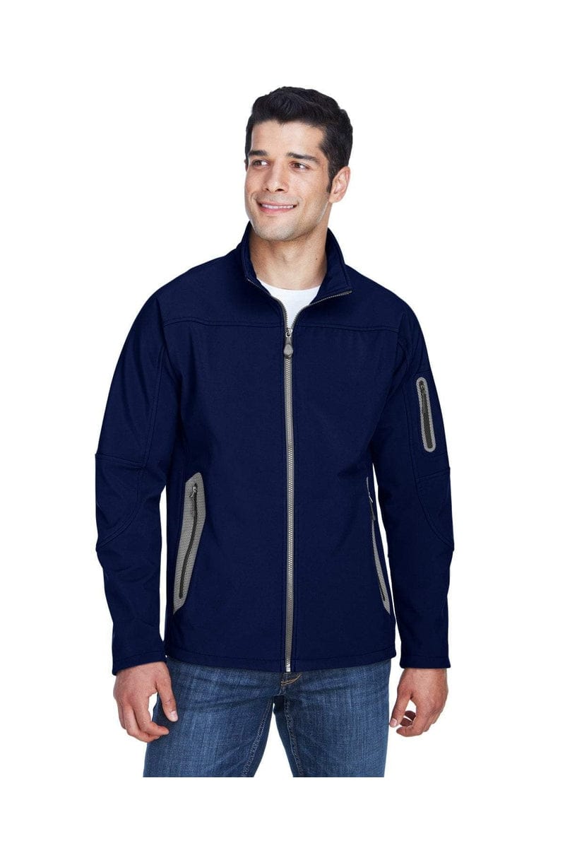 North End Outerwear North End 88138: Men's Three-Layer Fleece Bonded Soft Shell Technical Jacket