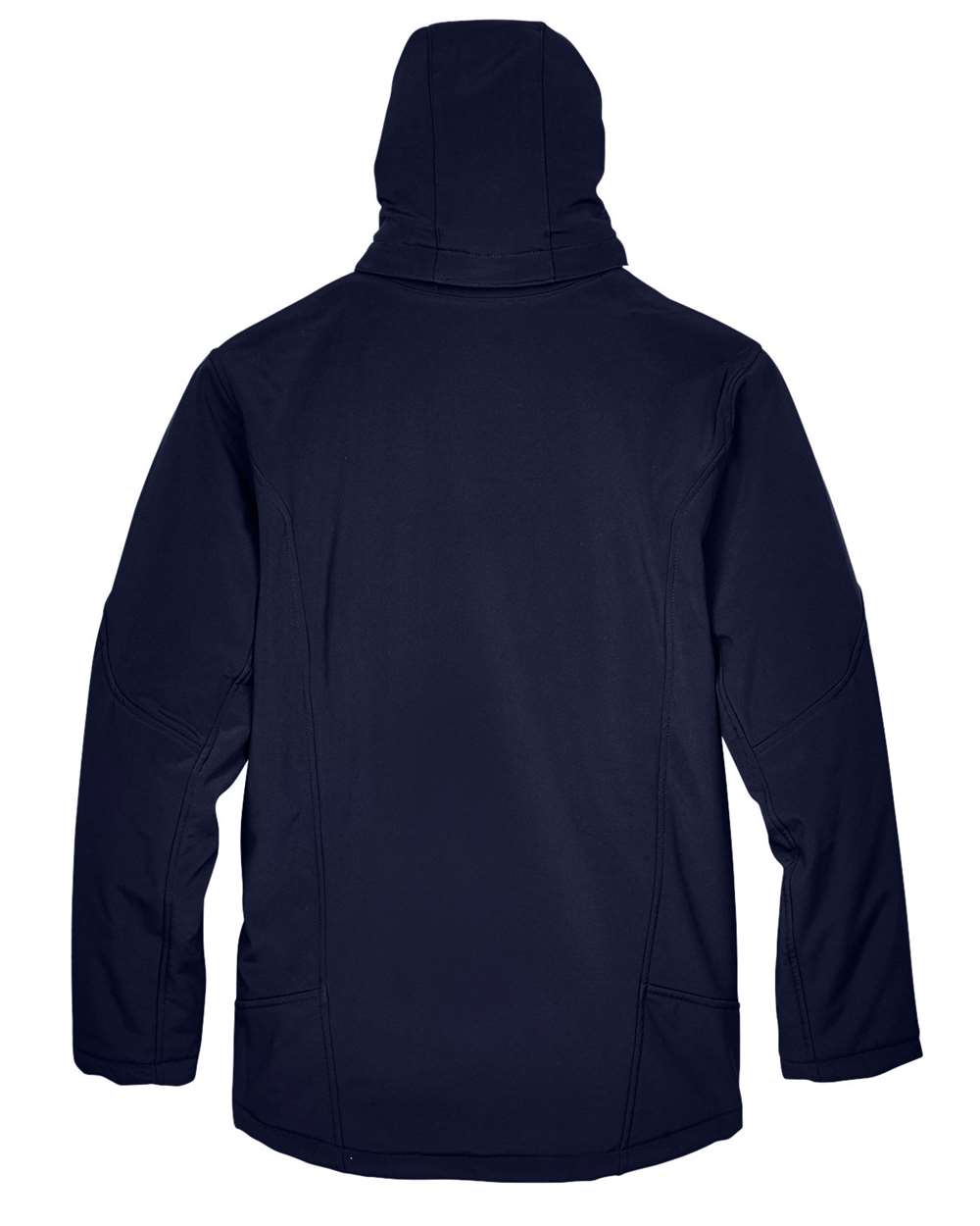 North End Outerwear North End 88159 Men's Glacier Insulated Three-Layer Fleece Soft Shell Hood Jacket with Detachable Hood