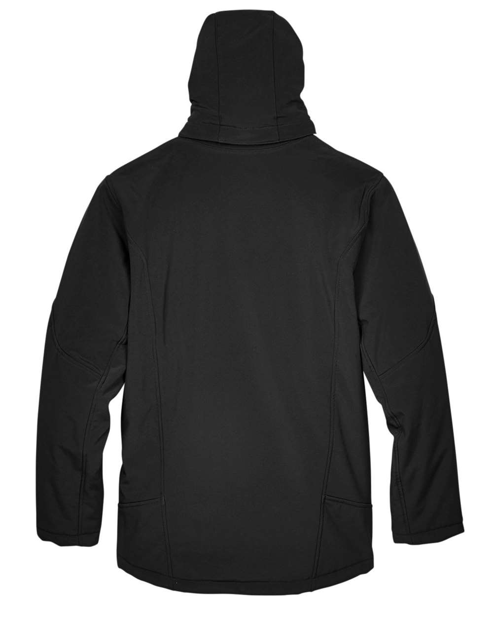 North End Outerwear North End 88159 Men's Glacier Insulated Three-Layer Fleece Soft Shell Hood Jacket with Detachable Hood