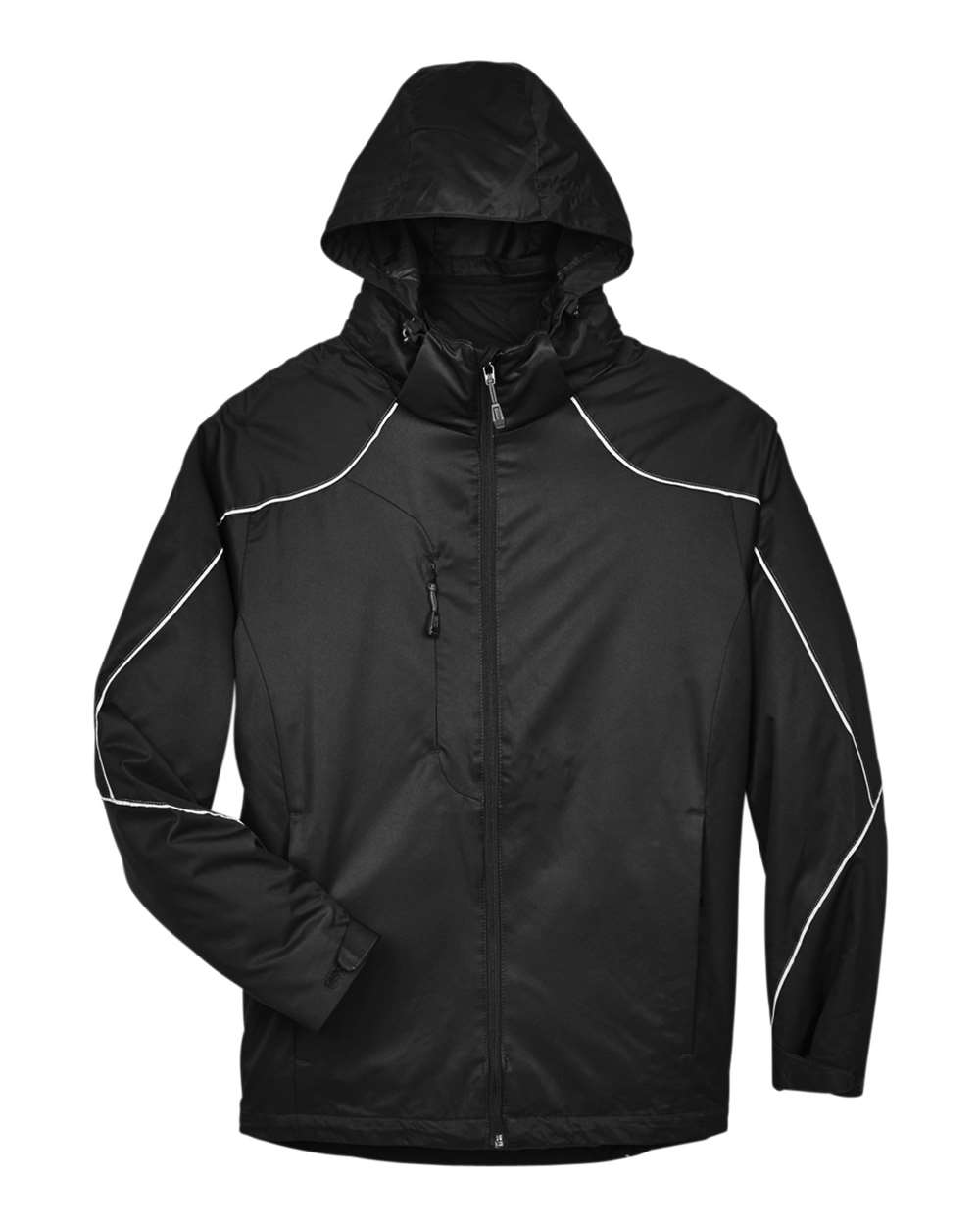 North End Outerwear North End 88196 Men's Angle 3-In-1 Jacket with Bonded Fleece Liner