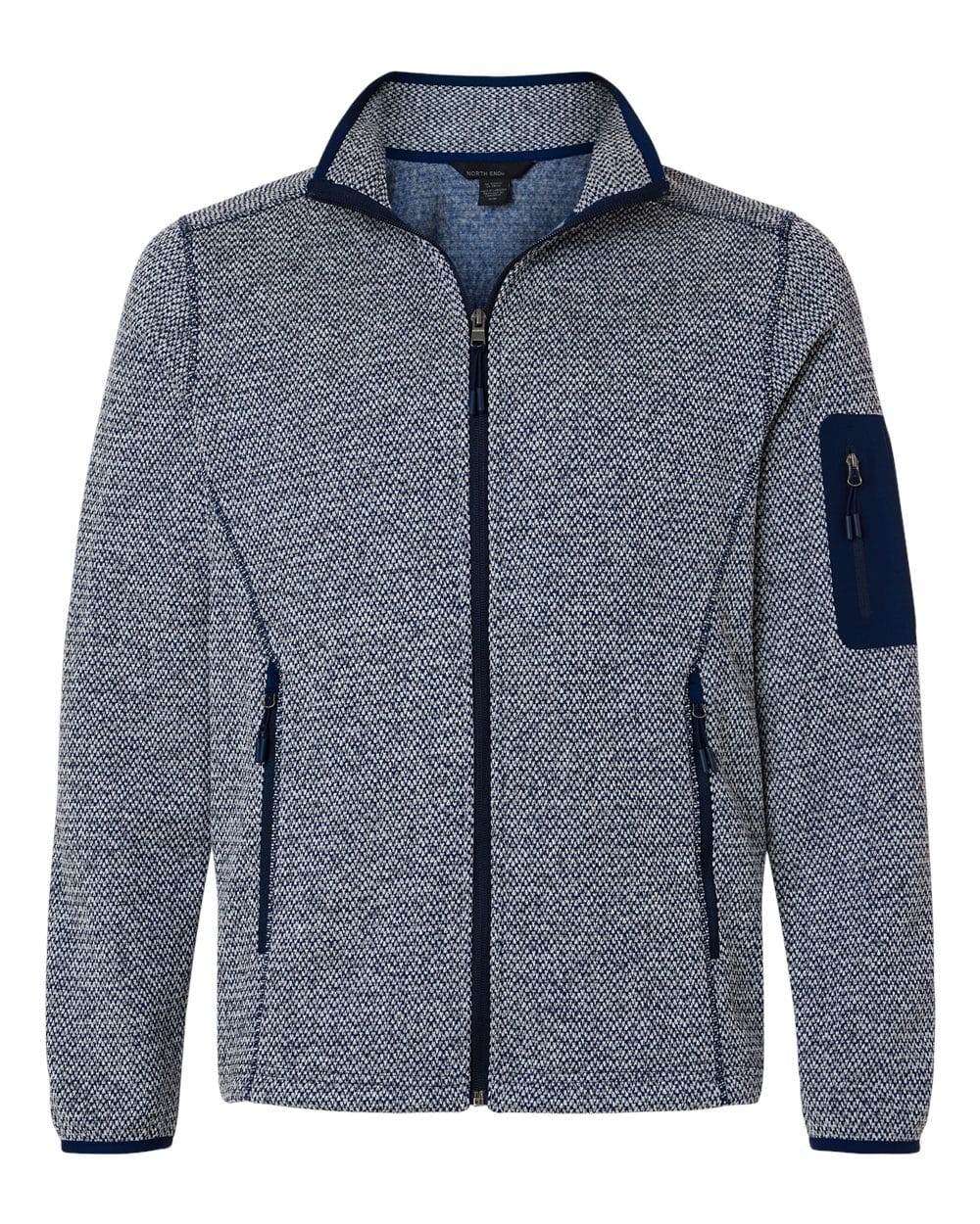North End NE730 Men's Jasper Full-Zip Fleece Jacket in 