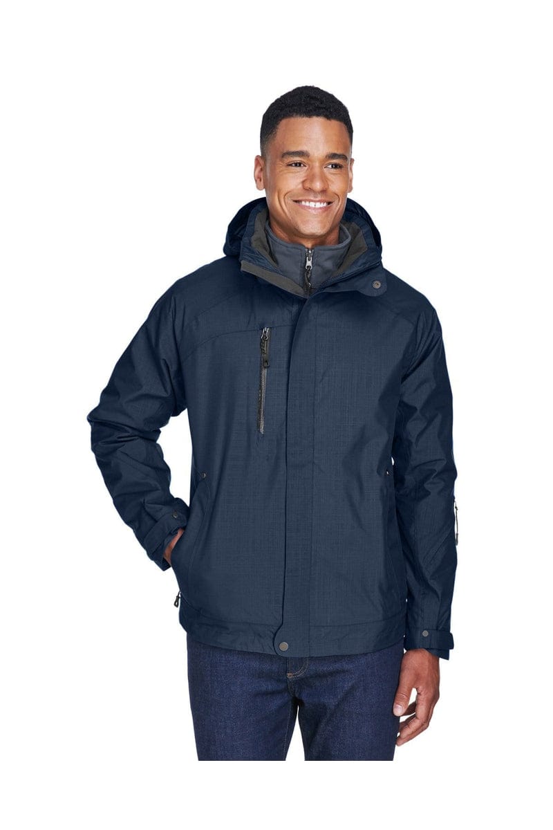North End Outerwear 5XL / Classic Navy North End 88178: Men's Caprice 3-in-1 Jacket with Soft Shell Liner