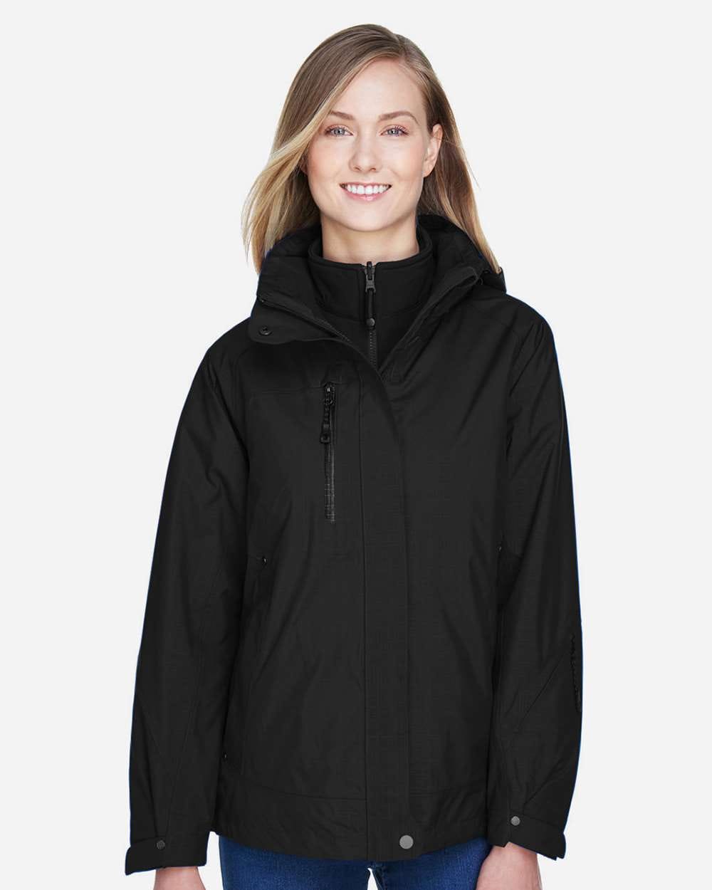 North End 78178 Women's Caprice 3-in-1 Jacket with Soft Shell Liner in Black